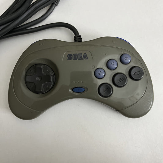 Genuine Sega Saturn Controller Gamepad Gray HSS-0101 Made In Japan