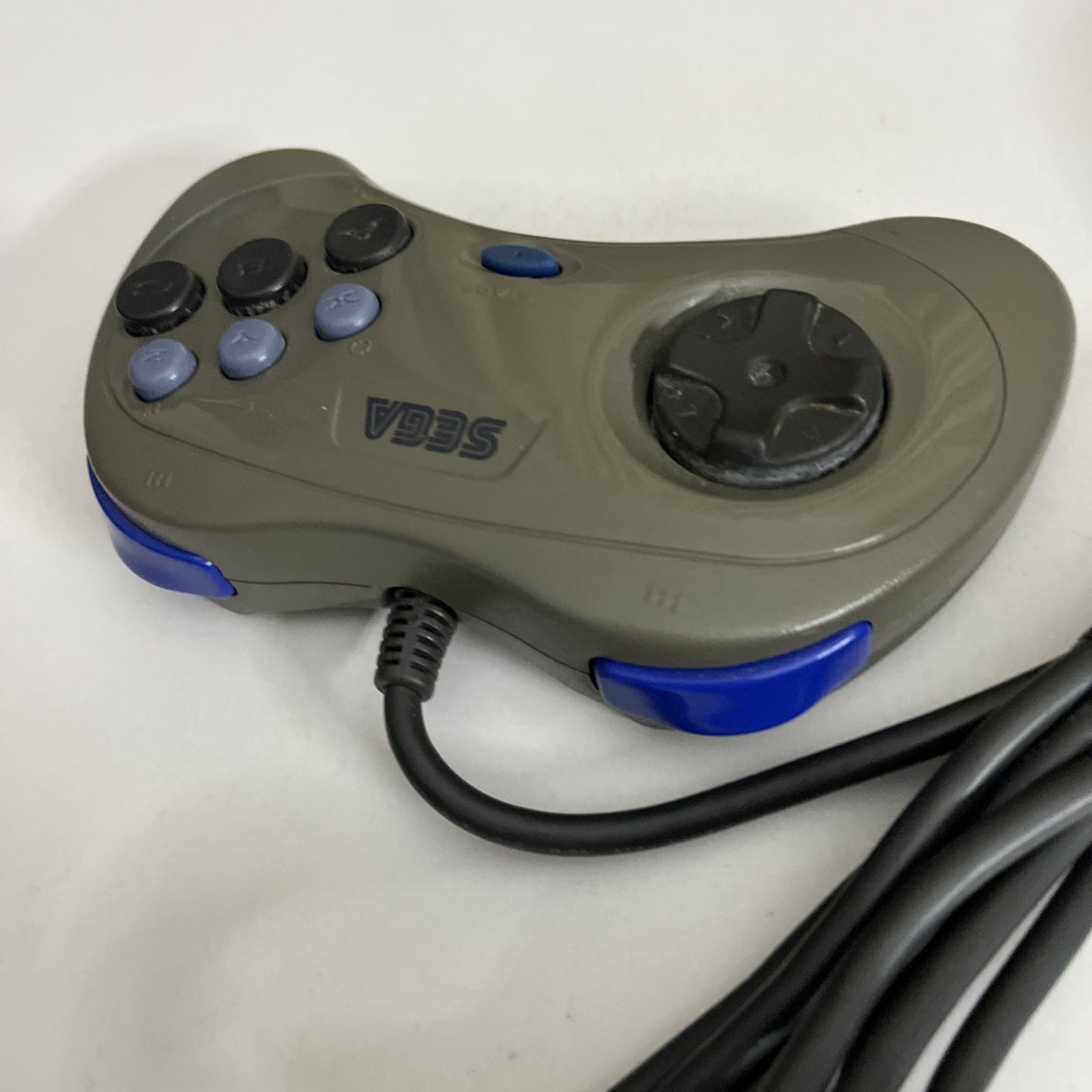 Genuine Sega Saturn Controller Gamepad Gray HSS-0101 Made In Japan