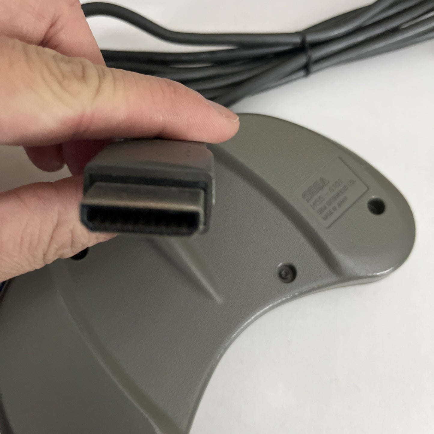 Genuine Sega Saturn Controller Gamepad Gray HSS-0101 Made In Japan