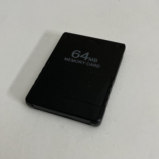64MB PS2 PlayStation Memory Card Black