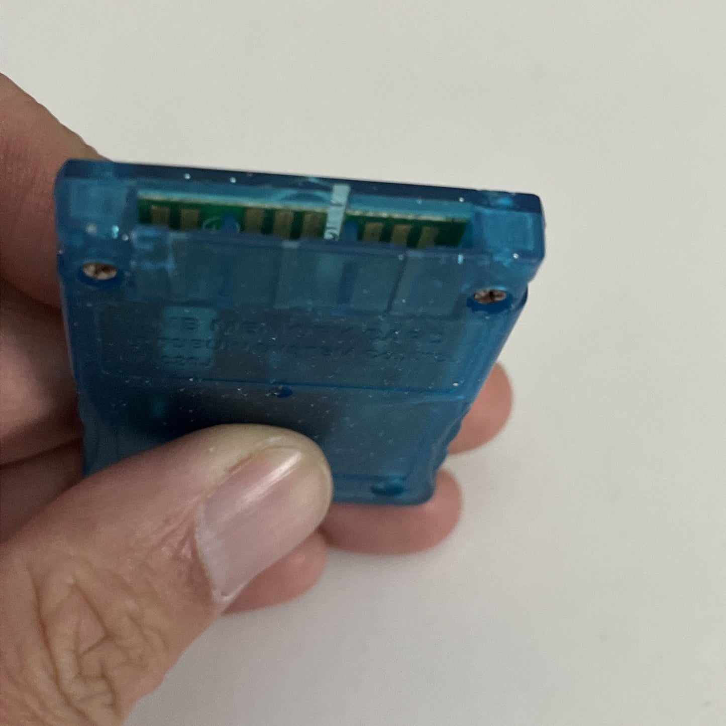 Kotobuki 8 MB PS2 PlayStation Memory Card Blue Transparent KMC20J