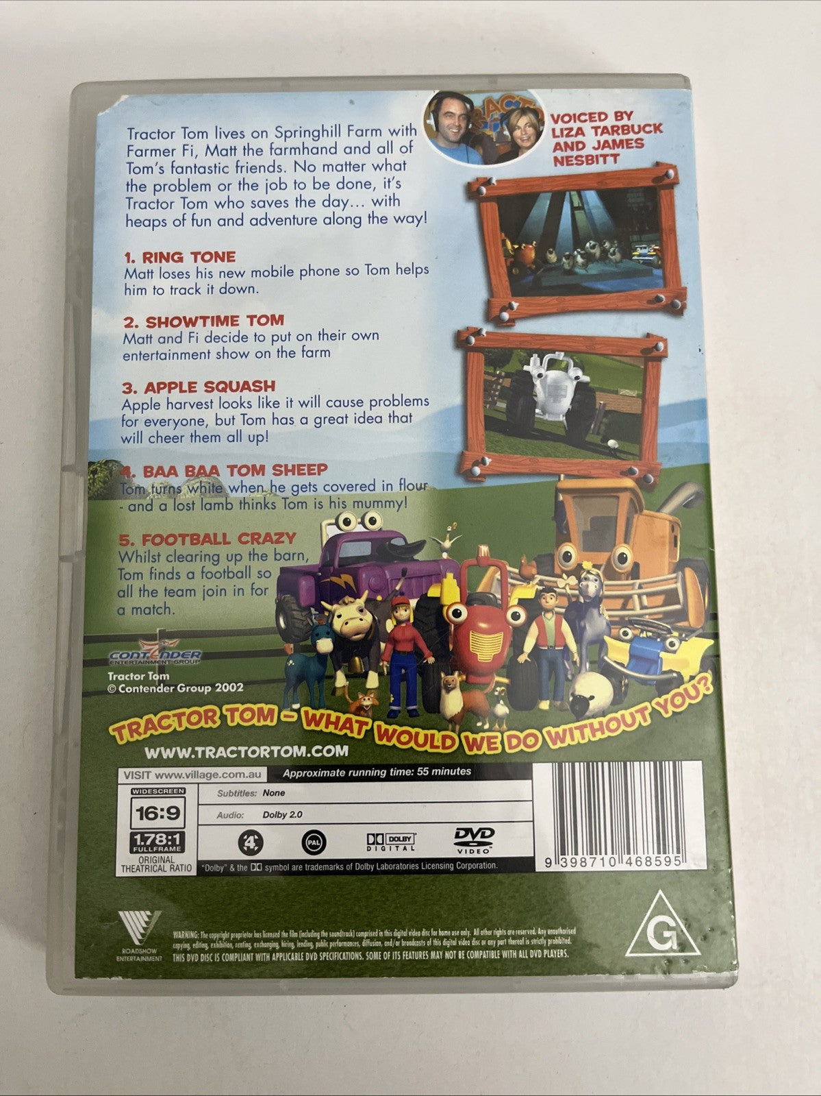 Tractor Tom : Baa Baa Tom Sheep & Other Stories (DVD, 2003) Promo