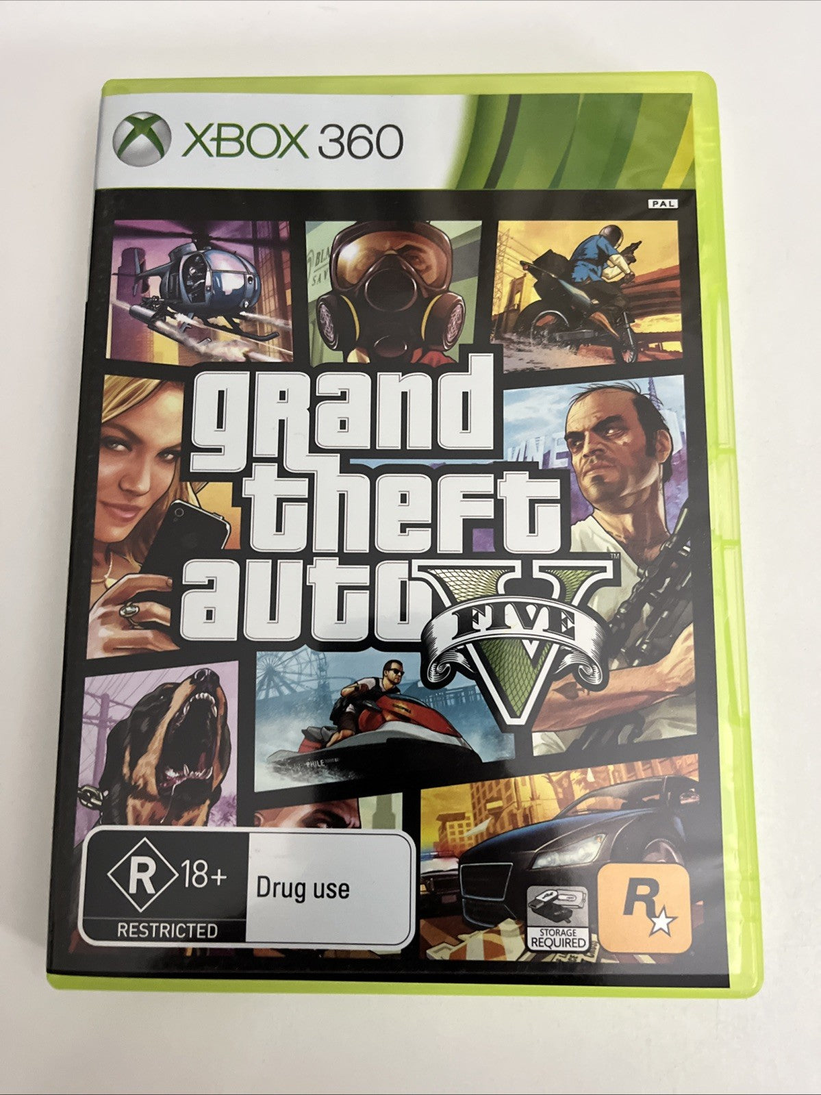 Grand Theft Auto V  Microsoft XBOX 360 2013 PAL Game Complete