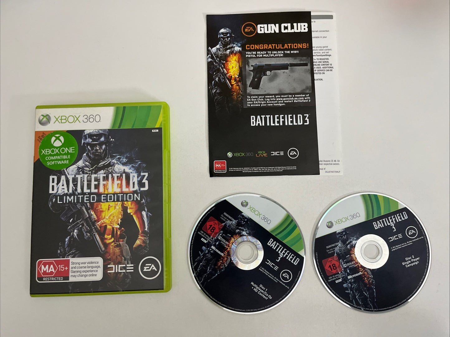 Battlefield 3 Limited Edition  Microsoft XBOX 360 PAL Shooter 2011 Game