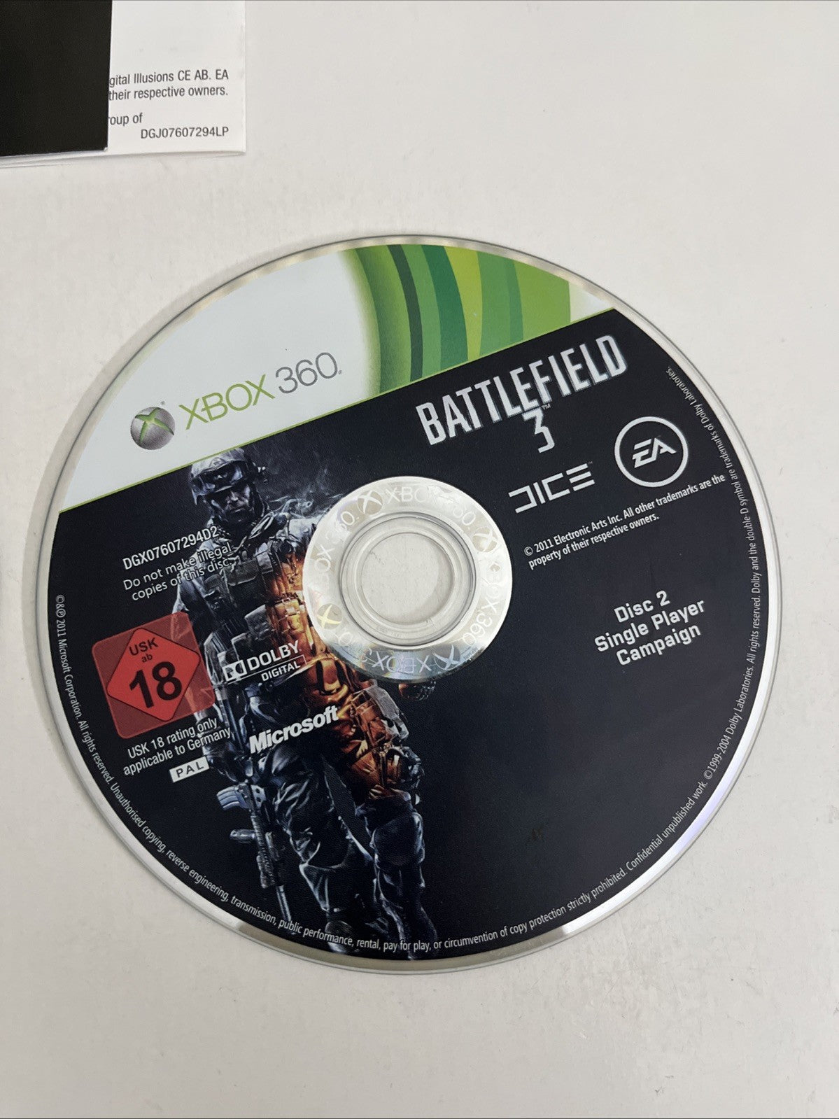 Battlefield 3 Limited Edition  Microsoft XBOX 360 PAL Shooter 2011 Game