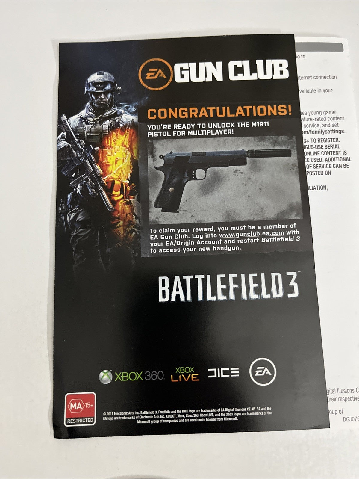 Battlefield 3 Limited Edition  Microsoft XBOX 360 PAL Shooter 2011 Game