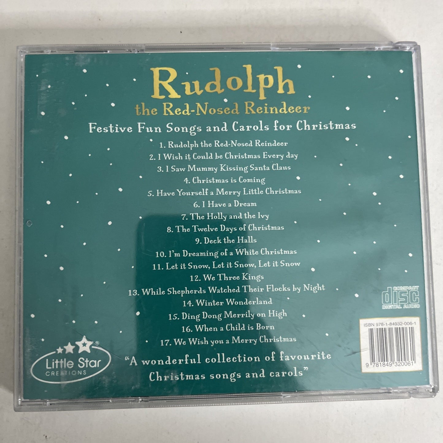 Rudolf The Red Nosed Reindeer : Festive Songs & Carols For Christmas (CD, 2009)