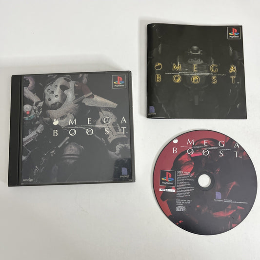 Omega Boost PS1 Sony PlayStation NTSC-J JAPAN Polyphony 1999 Action Shooter Game