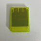 PS1 PlayStation Memory Card Lime Green Transparent