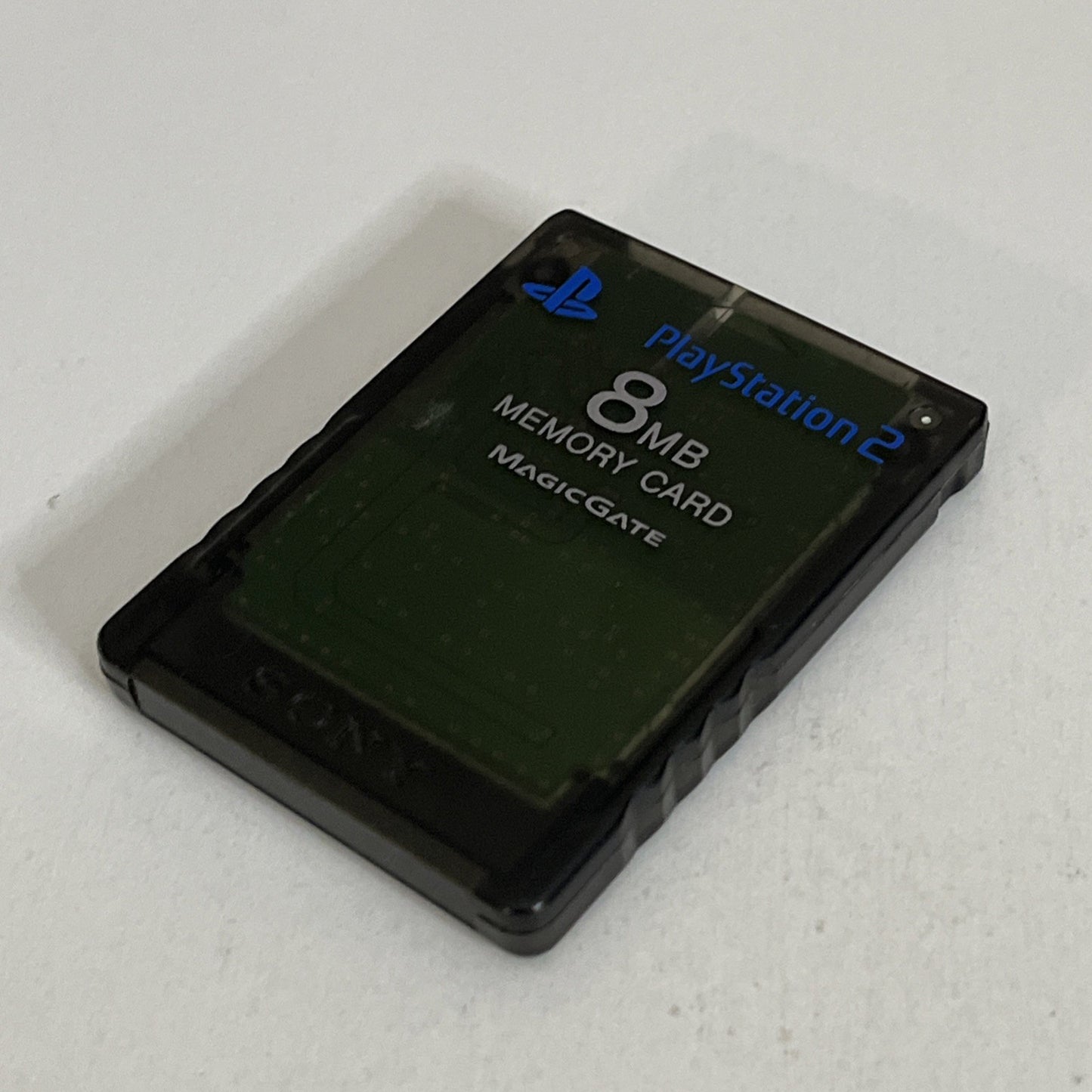 Official Genuine Sony PS2 Memory Card 8MB Clear Black SCPH-10020 Made In Japan