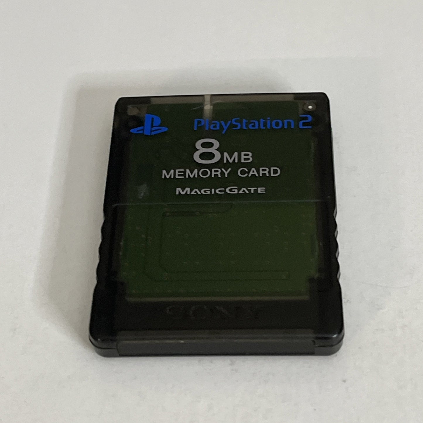 Official Genuine Sony PS2 Memory Card 8MB Clear Black SCPH-10020 Made In Japan