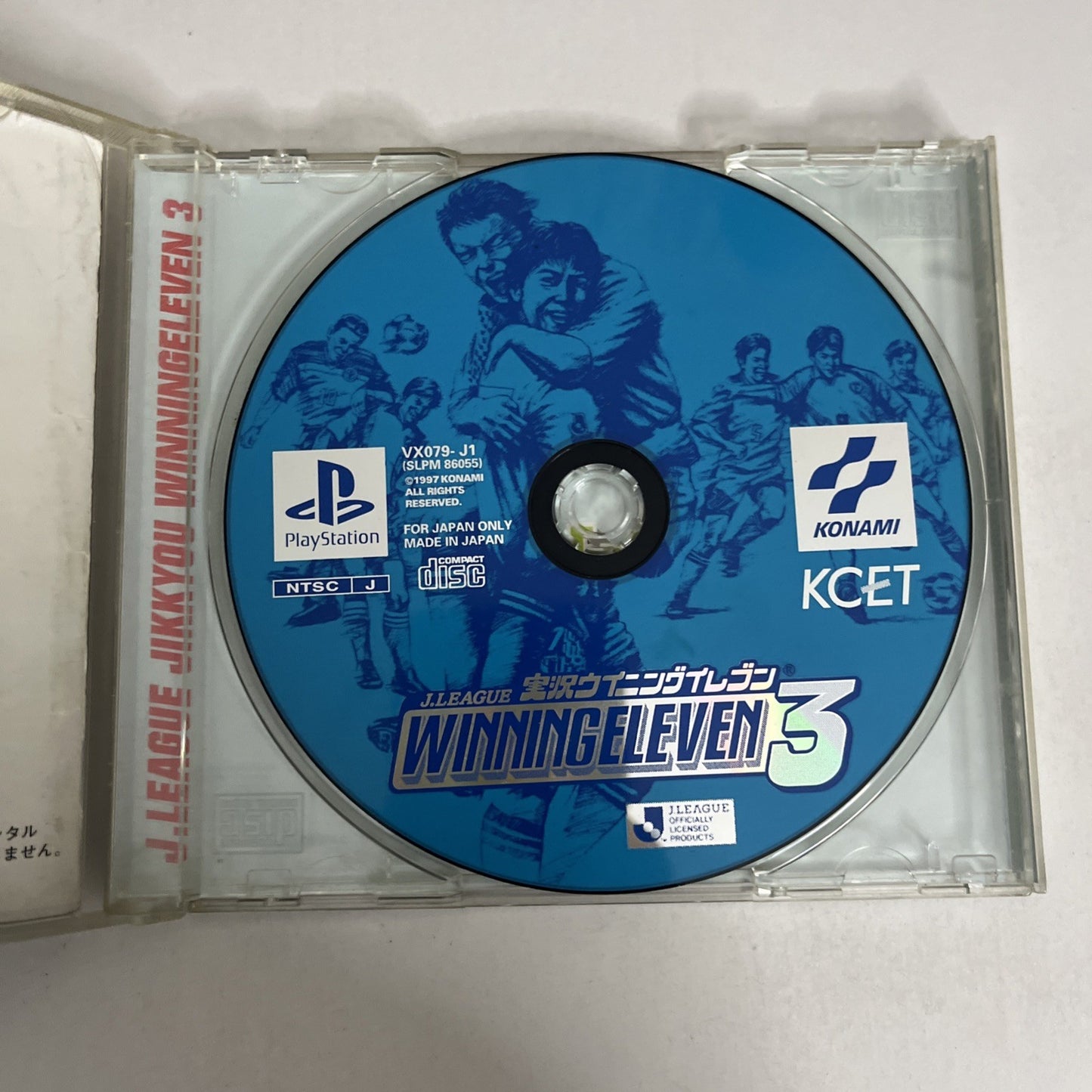 J League Jikkyou Winning Eleven 3 PS1 Sony PlayStation NTSC-J JAPAN  Soccer Game