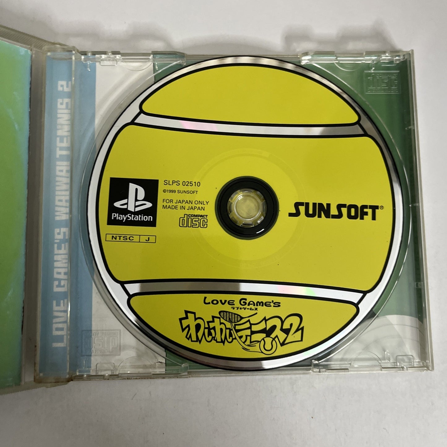 Love Games Wa Wa Tennis 2 PS1 Sony PlayStation NTSC-J JAPAN 2000 Game