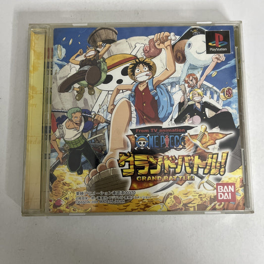 One Piece: Grand Battle! PS1 Sony PlayStation NTSC-J JAPAN Fighting 2001 Game