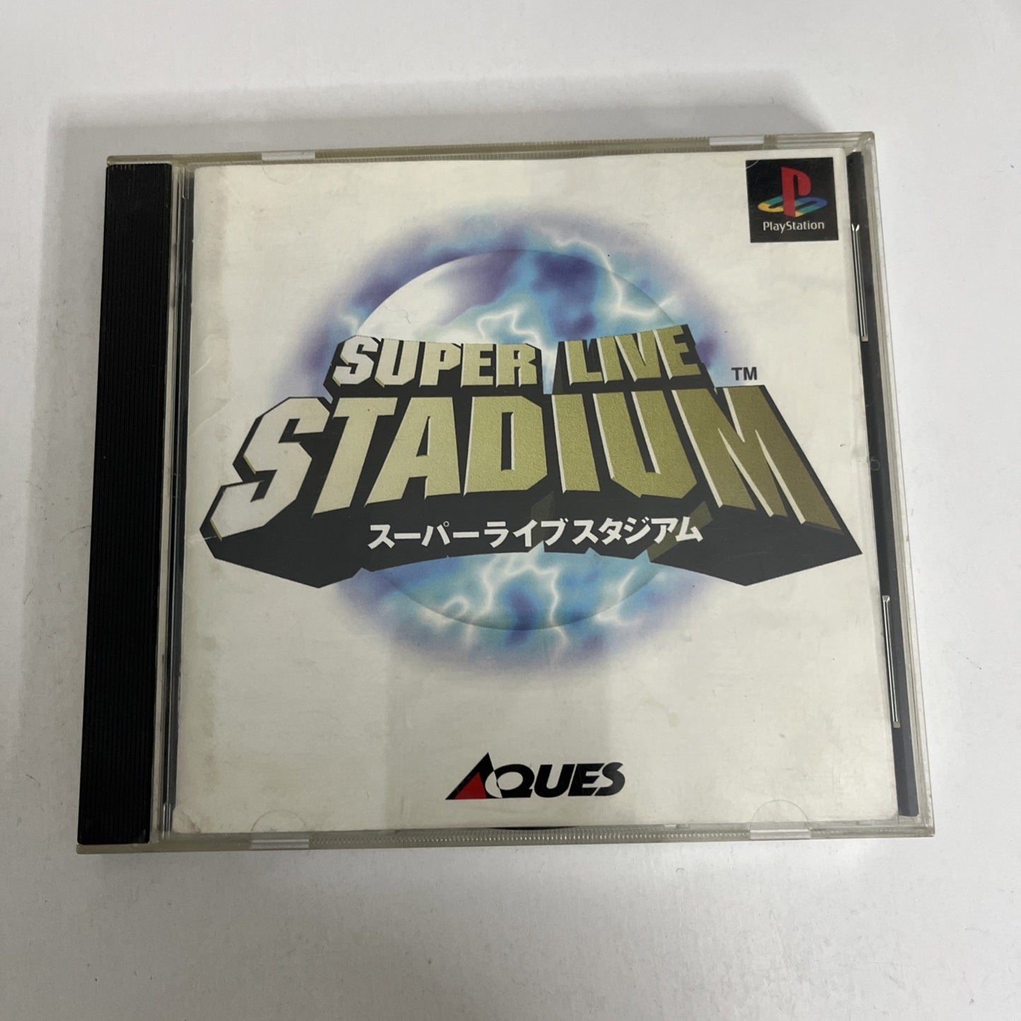 Super Live Stadium PS1 Sony PlayStation NTSC-J JAPAN Square Baseball 1998 Game