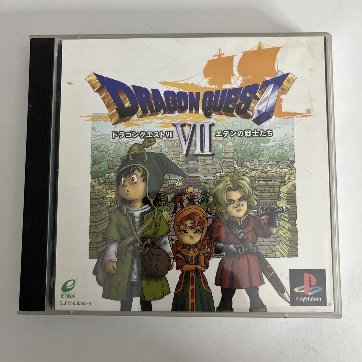 Dragon Quest VII PS1 Sony PlayStation NTSC-J JAPAN Enix Game Complete