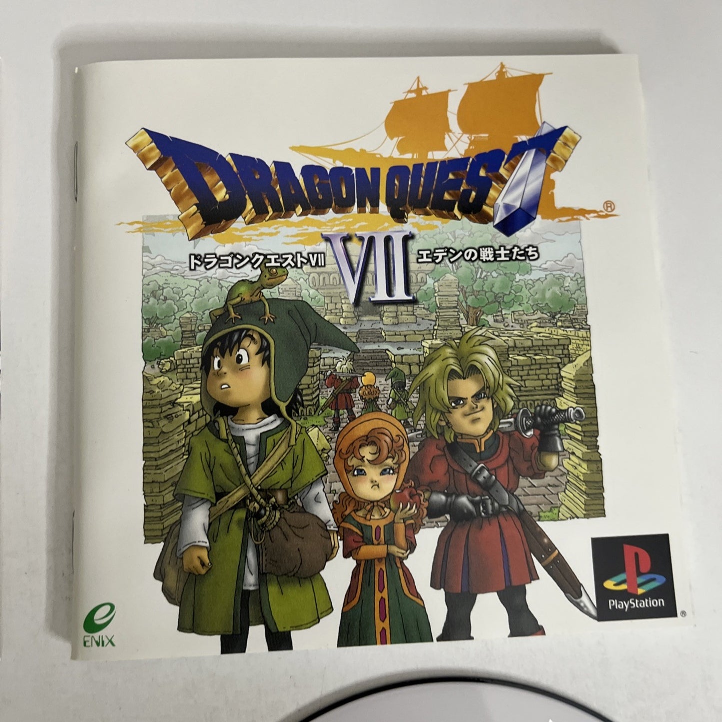 Dragon Quest VII PS1 Sony PlayStation NTSC-J JAPAN Enix Game Complete