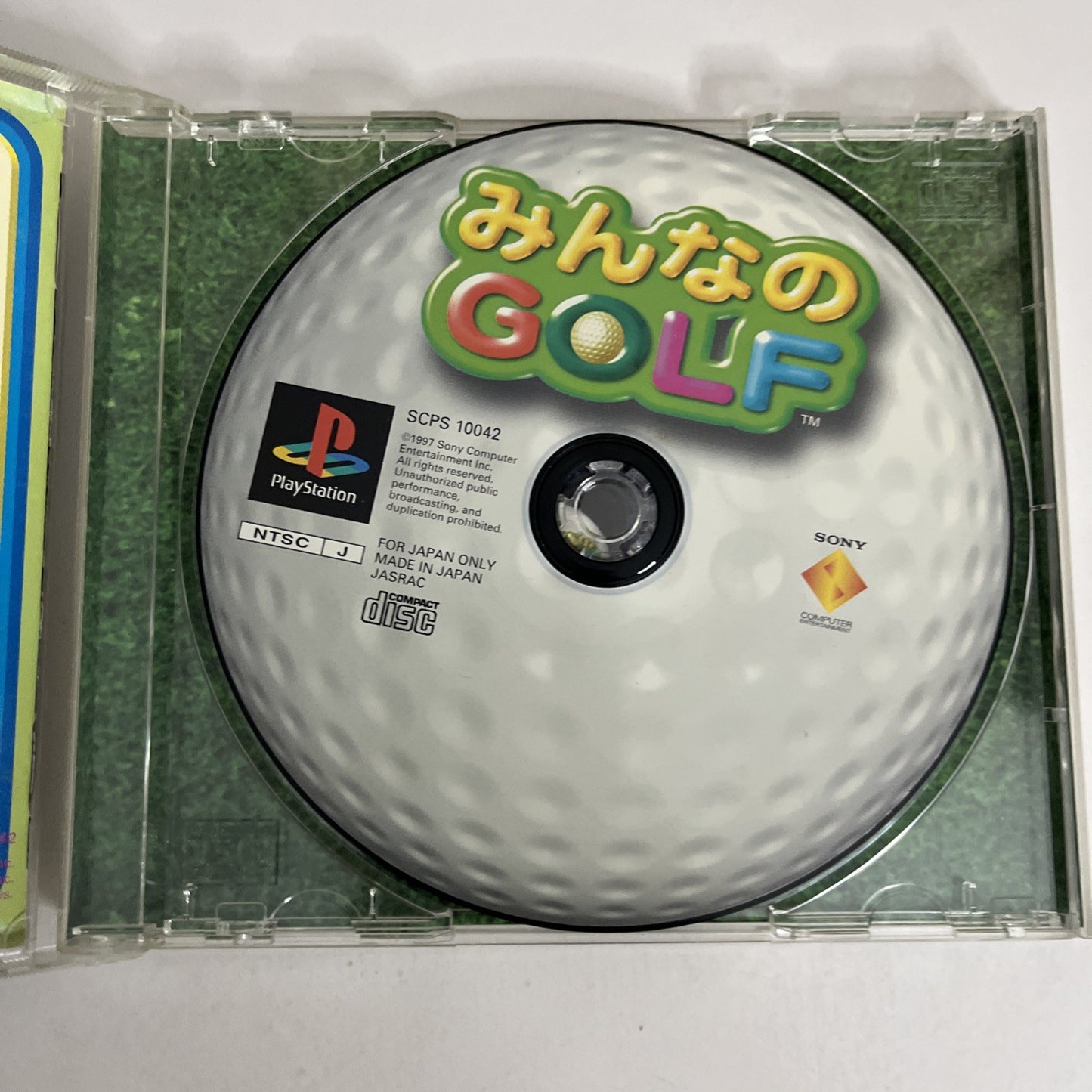 Minna No Golf 1 & 2 Everybodys Golf PS1 Sony PlayStation NTSC-J JAPAN Game