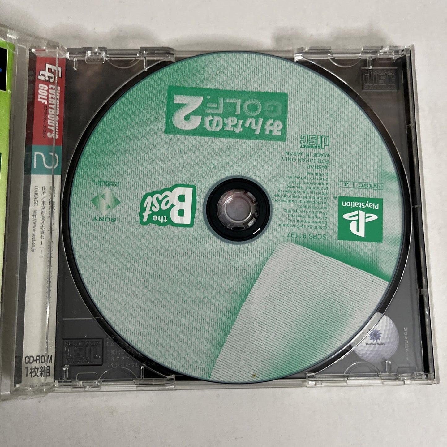 Minna No Golf 1 & 2 Everybodys Golf PS1 Sony PlayStation NTSC-J JAPAN Game