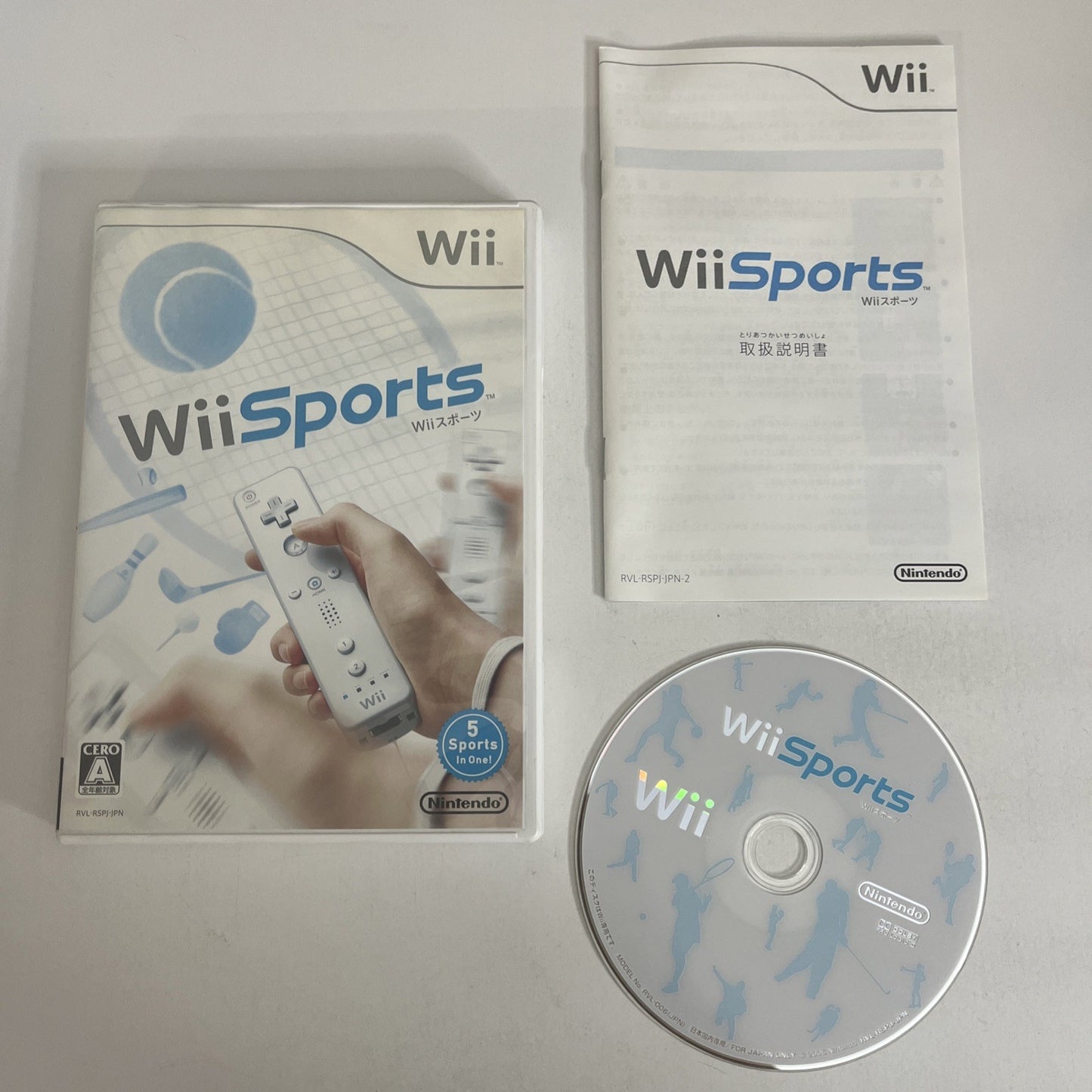 Wii Sports Nintendo Wii NTSC-J JAPAN 2006 Game Complete