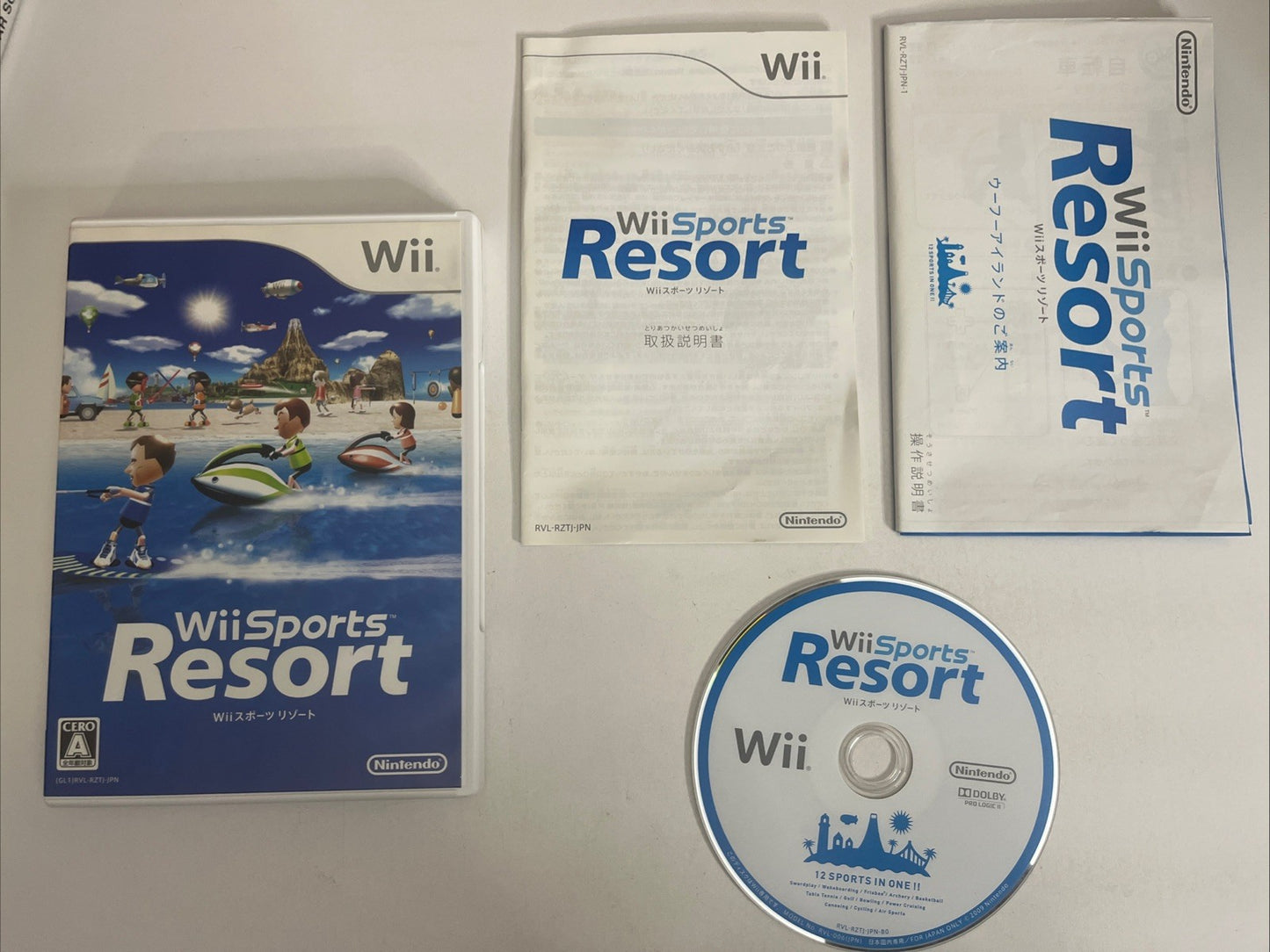 Wii Sports Resort Nintendo Wii NTSC-J JAPAN 2009 Game