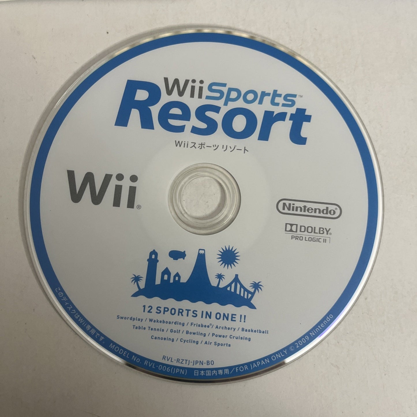 Wii Sports Resort Nintendo Wii NTSC-J JAPAN 2009 Game