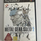 Metal Gear Solid 2: Sons Of Liberty PS2 Sony PlayStation NTSC-J JAPAN Complete