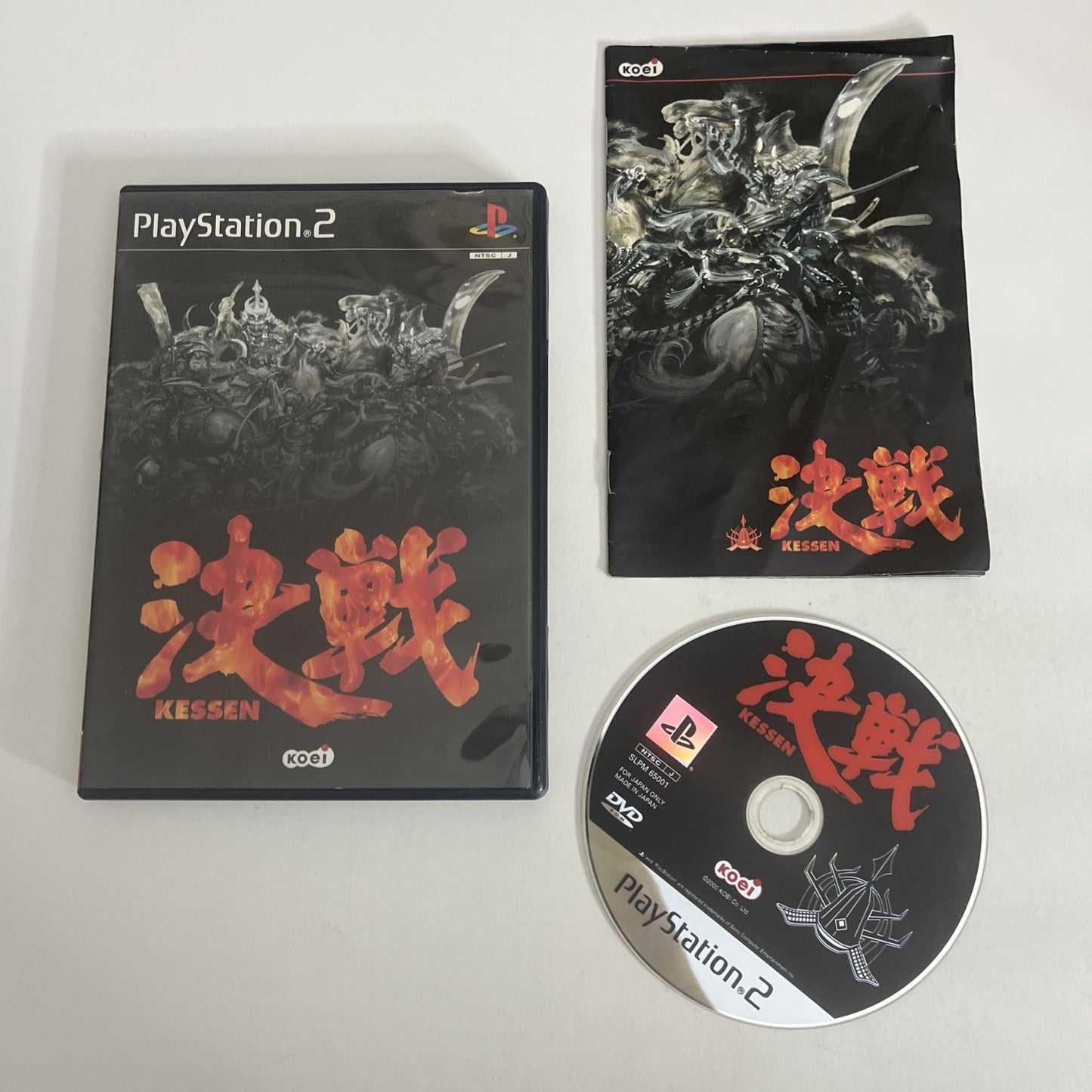 Kessen PS2 Sony PlayStation NTSC-J JAPAN Hack & Slash 2000 Game Complete