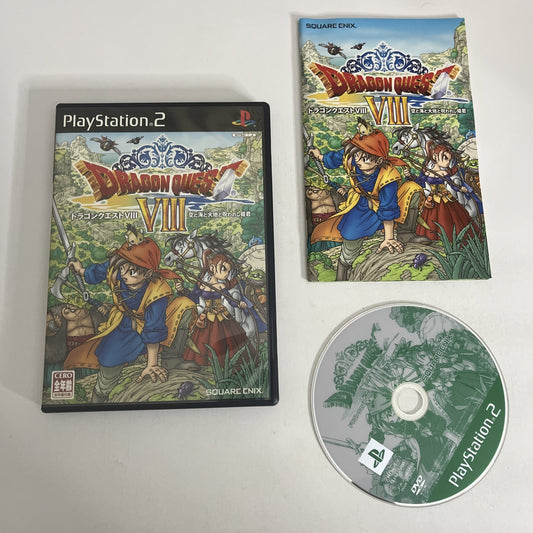 Dragon Quest VIII PS2 Sony PlayStation NTSC-J JAPAN Game  Complete