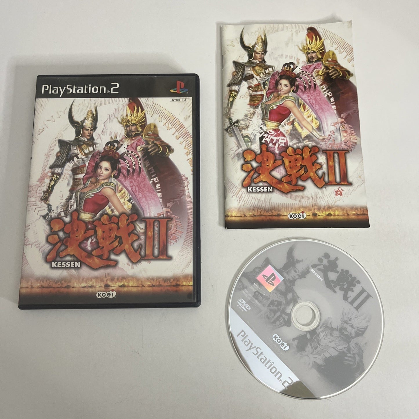 Kessen 2 PS2 Sony PlayStation NTSC-J JAPAN Battle 2001 Game