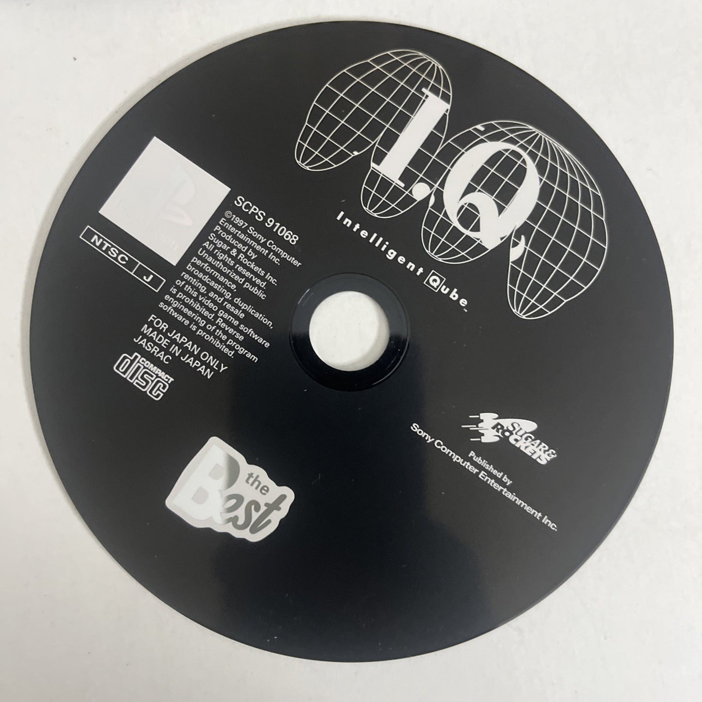 IQ Intelligent Qube PS1 Sony PlayStation NTSC-J JAPAN 1997 Puzzle Game