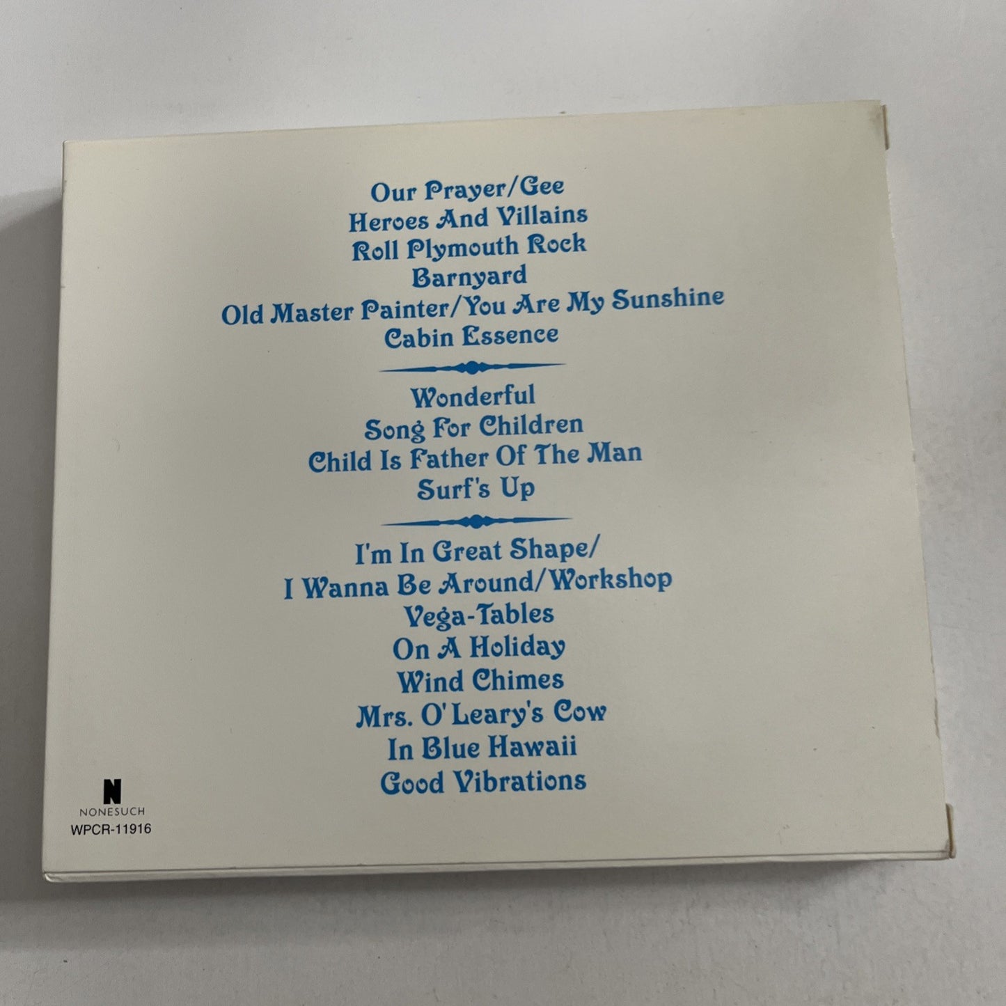 Brian Wilson – Smile (CD, 2004) Japan Obi, Booklet WPCR-11916