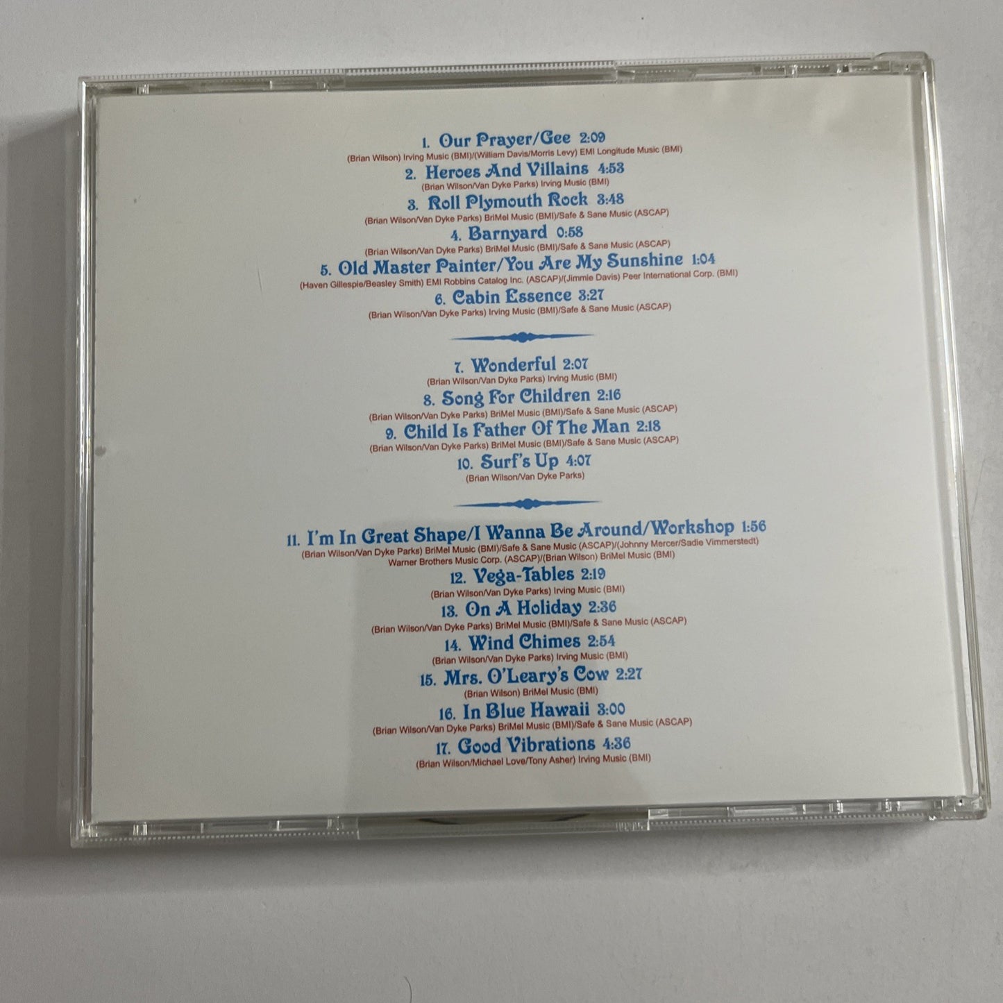 Brian Wilson – Smile (CD, 2004) Japan Obi, Booklet WPCR-11916