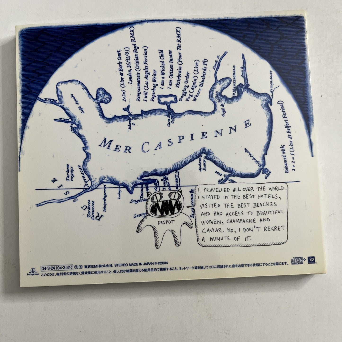 Radiohead – Com Lag 2+2=5 (CD, 2004) Japan Limited Obi Digipak TOCP-66280