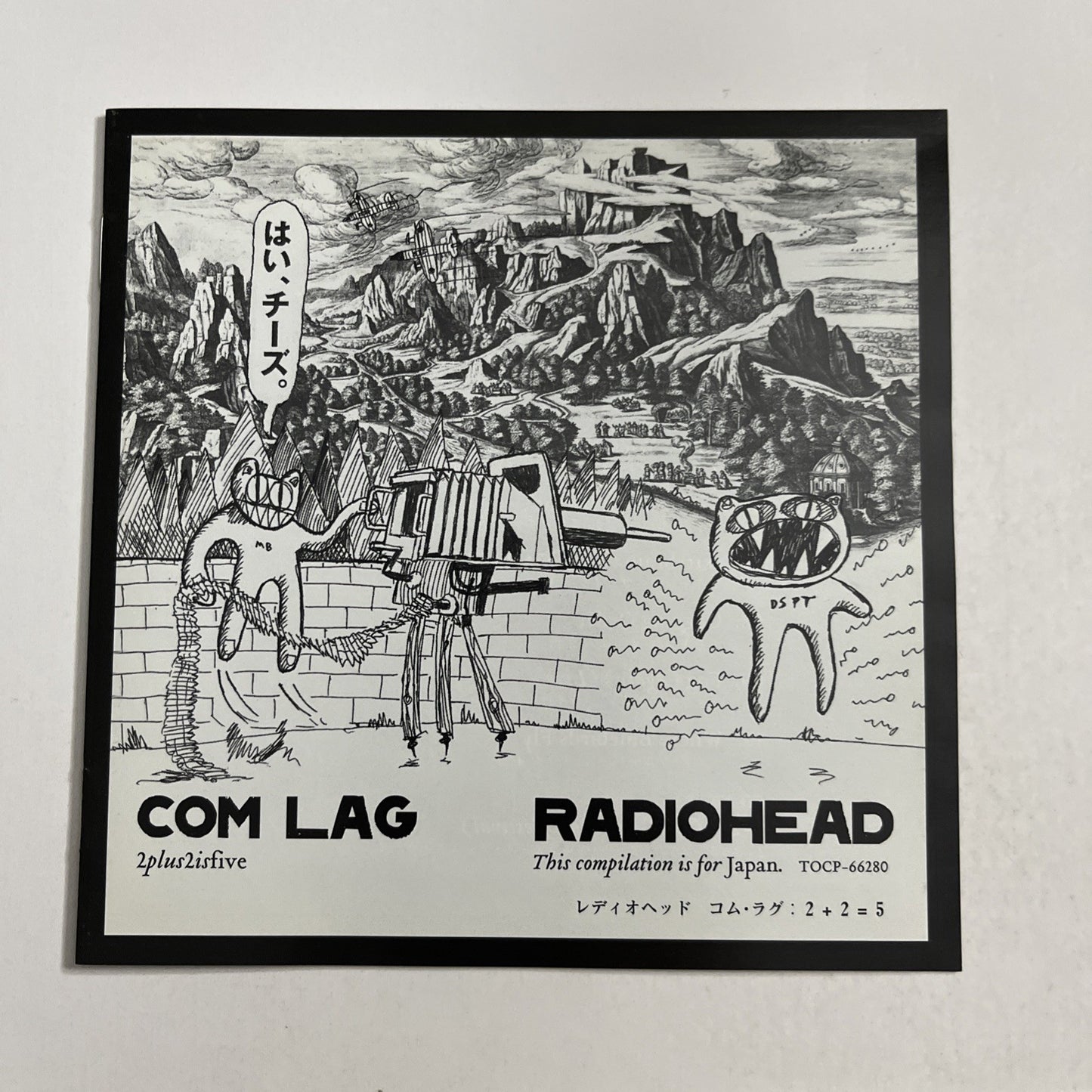 Radiohead – Com Lag 2+2=5 (CD, 2004) Japan Limited Obi Digipak TOCP-66280
