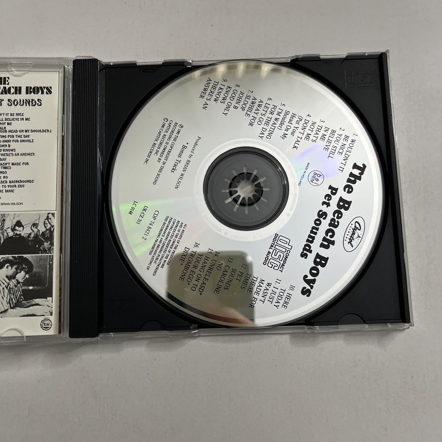 The Beach Boys – Pet Sounds (CD, 1990) UK & Europe CDP 7 48421 2