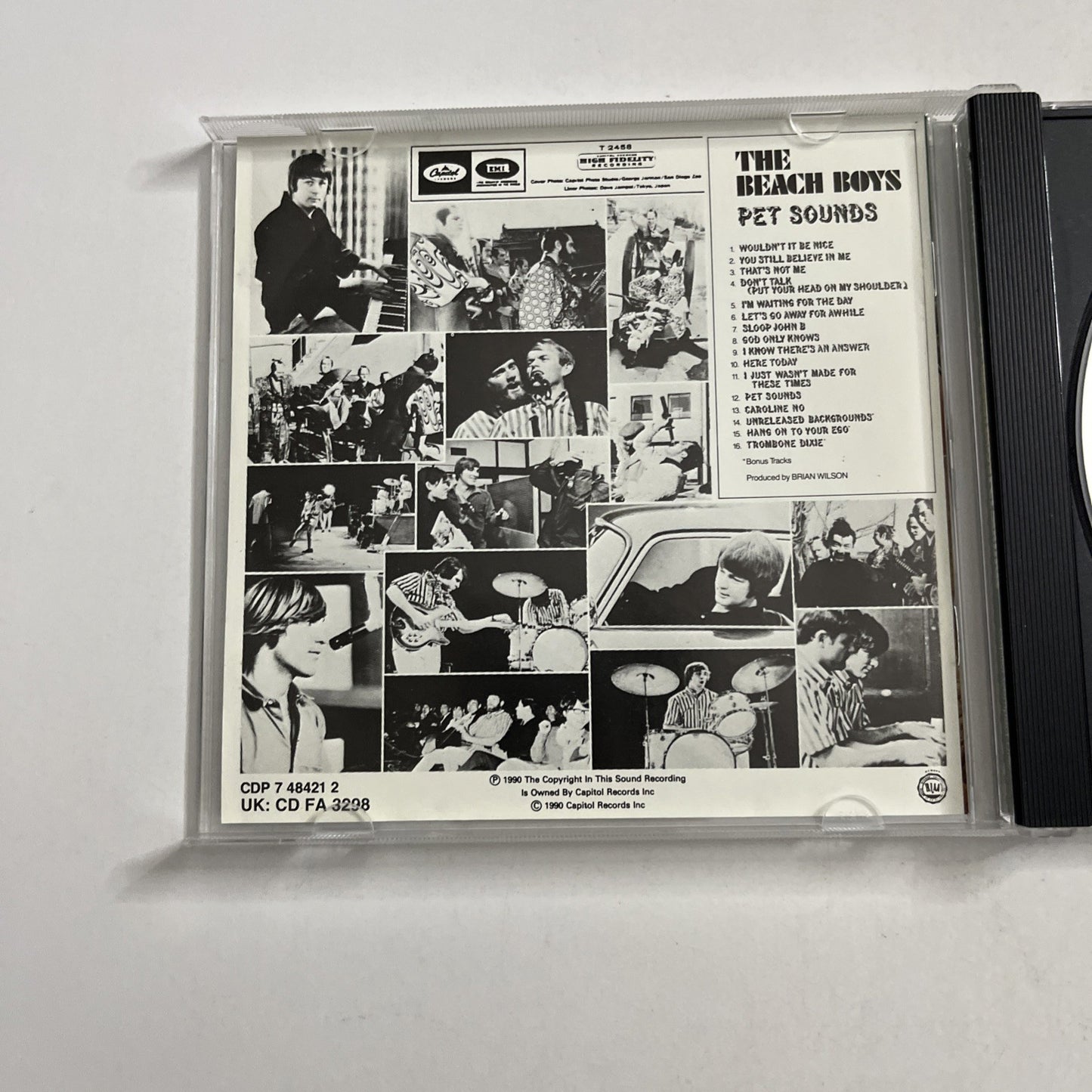 The Beach Boys – Pet Sounds (CD, 1990) UK & Europe CDP 7 48421 2