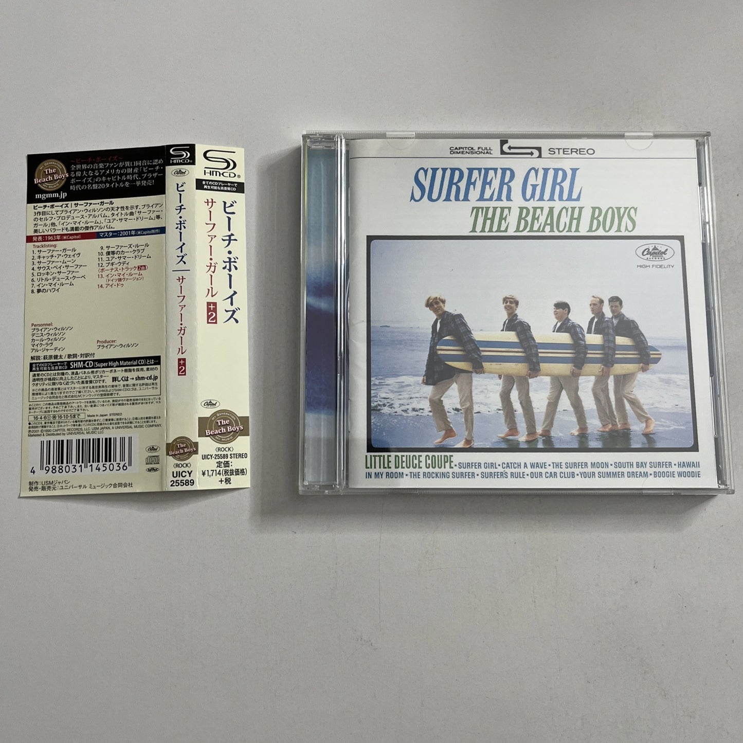 The Beach Boys – Surfer Girl (CD, SHMCD, 2016) Japan Obi UICY-25589