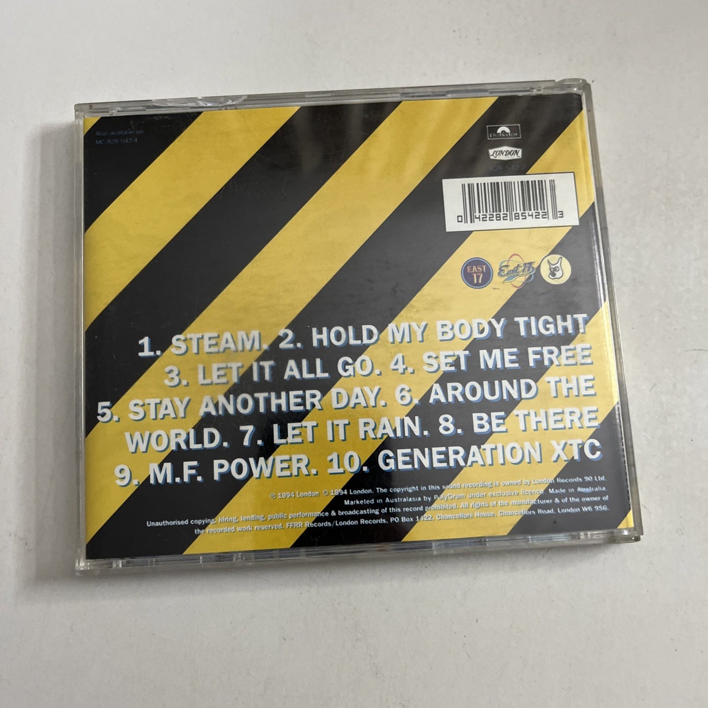 East 17 – Steam (CD, 1994) 828 542-2