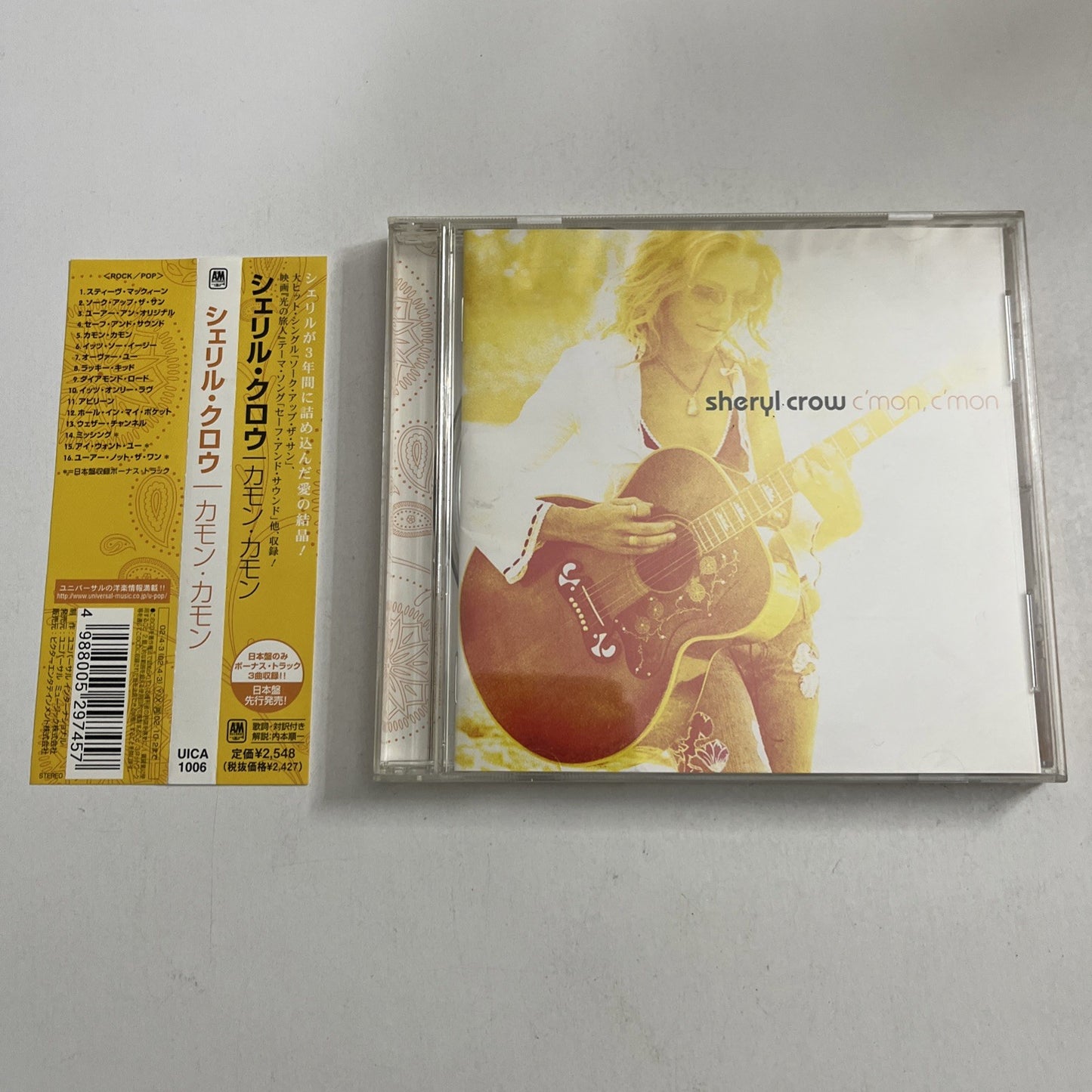 Sheryl Crow – C'mon, C'mon (CD, 2002) Japan Obi Album UICA-1006