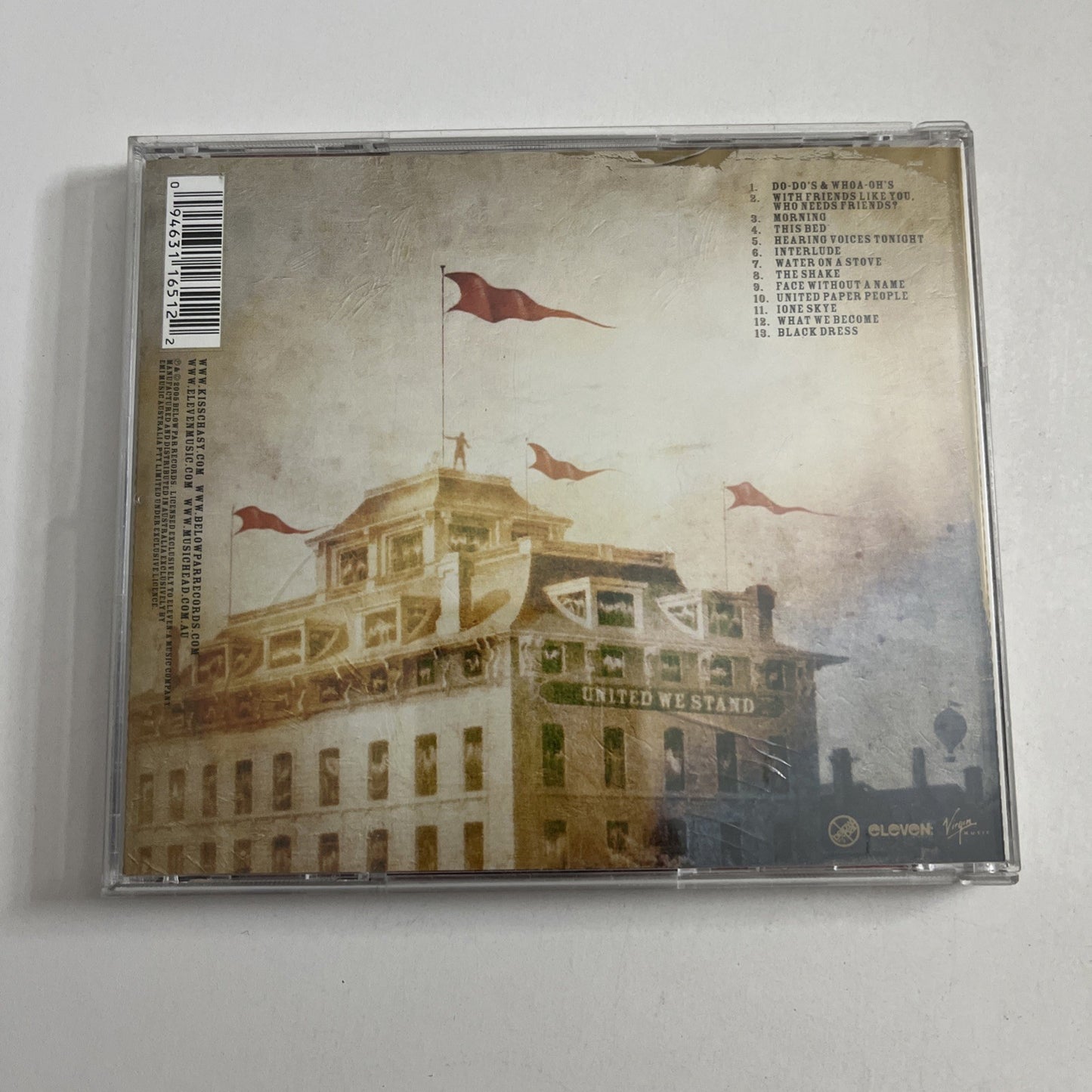 Kisschasy – United Paper People (CD, 2005) Australia PAR113