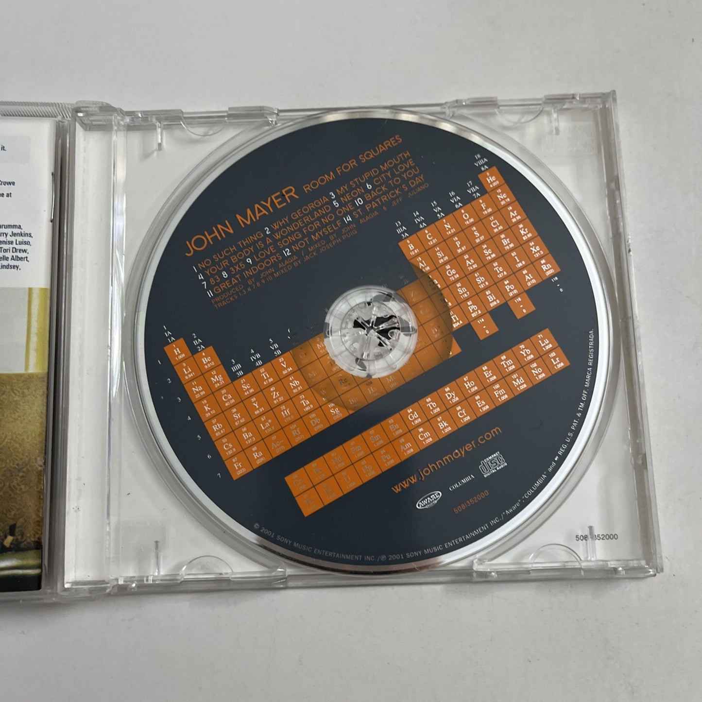John Mayer – Room For Squares (CD, 2002) Australia 5081352000