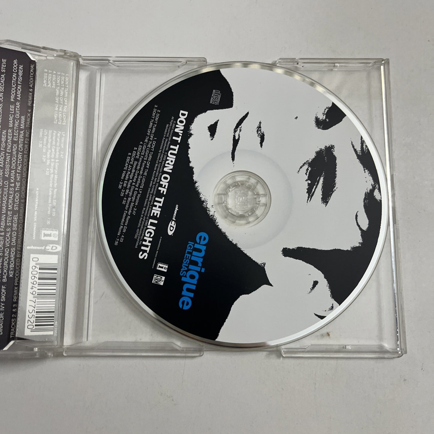 Enrique Iglesias – Don't Turn Off The Lights (CD, 2002) Australia 4977552