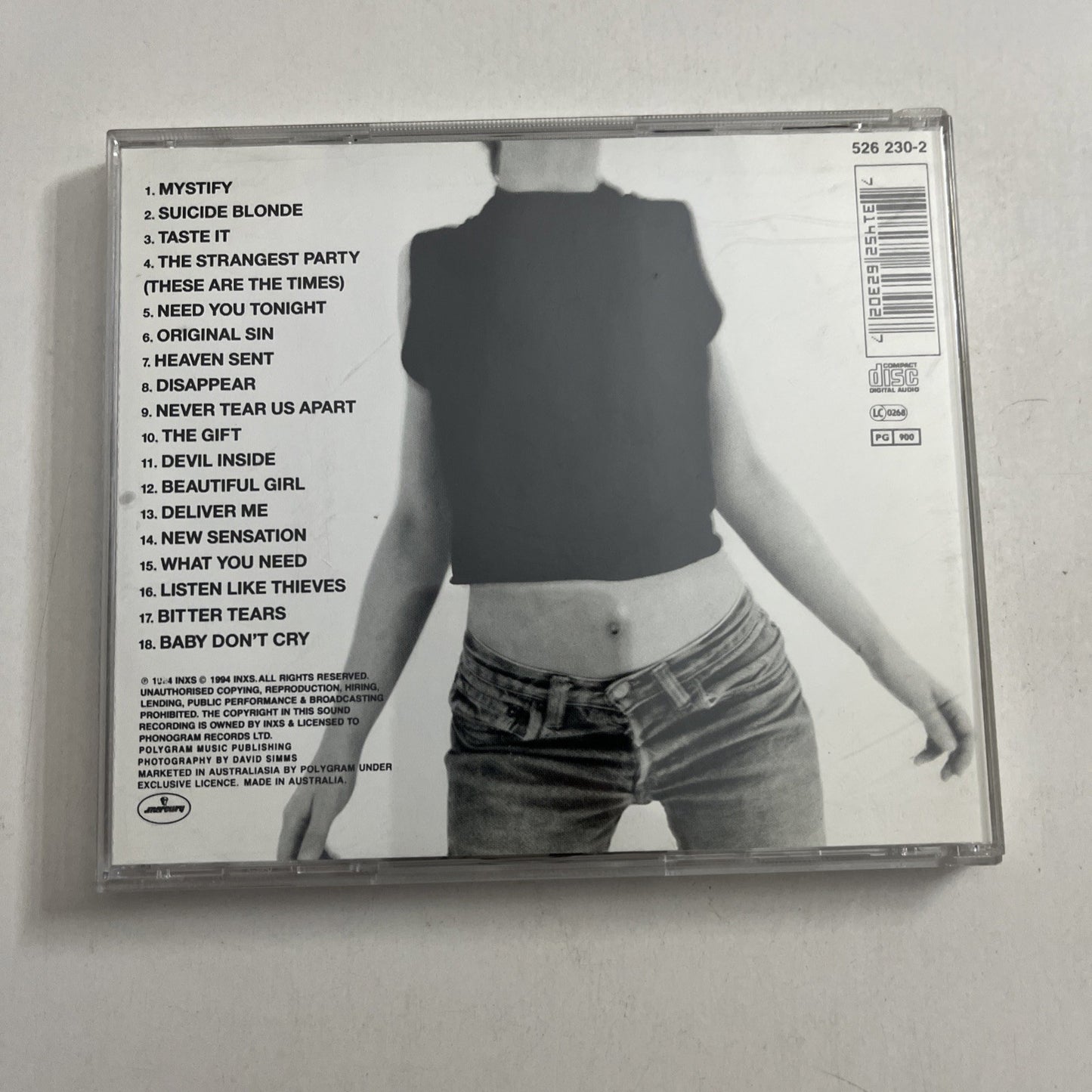 INXS – The Greatest Hits (CD, 1994) Australia 526 230-2
