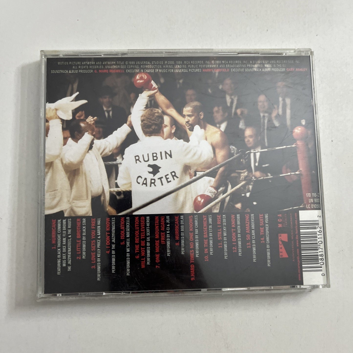 The Hurricane (Music From The Motion Picture) (CD, 2000) US 088 170 116-2