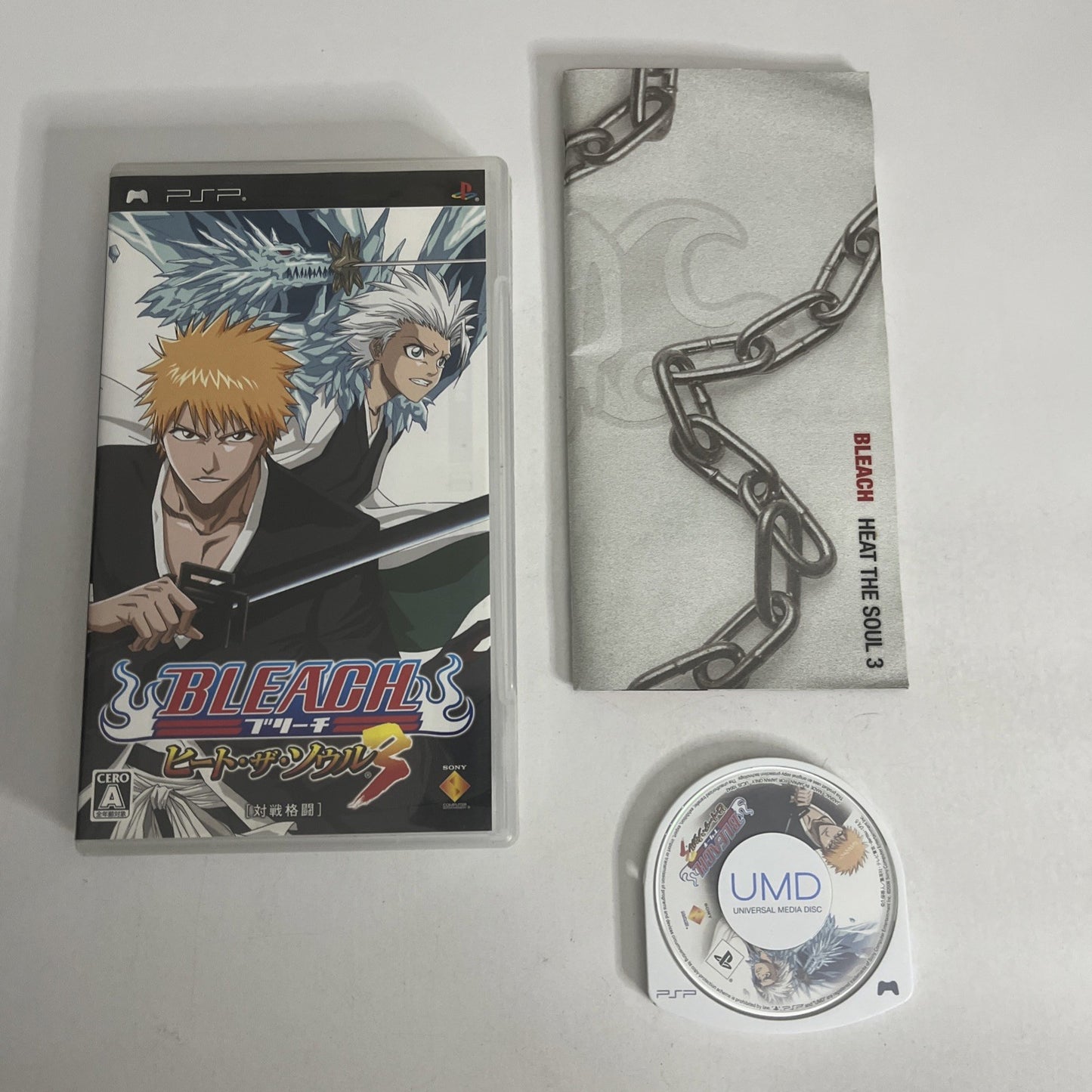 Bleach: Heat the Soul 3  PSP Sony PlayStation Portable JAPAN Game Complete