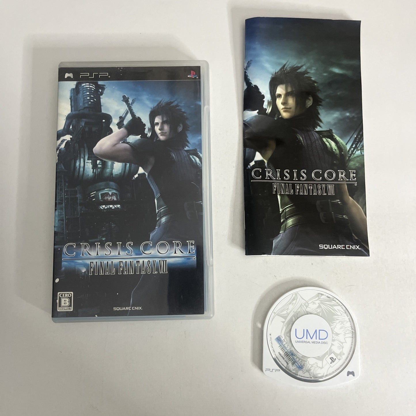 Crisis Core: Final Fantasy VII PSP Sony PlayStation Portable JAPAN Game Complete