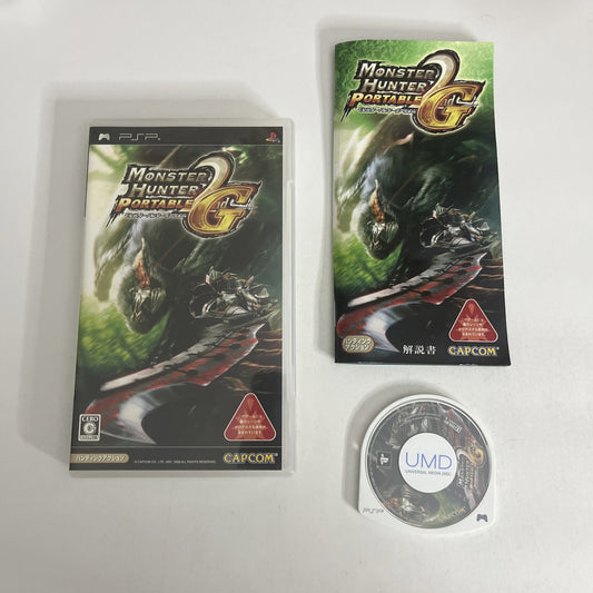Monster Hunter Portable 2nd G PSP Sony PlayStation Portable JAPAN Game Complete