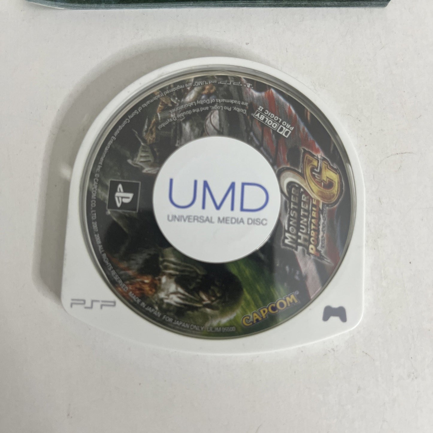 Monster Hunter Portable 2nd G PSP Sony PlayStation Portable JAPAN Game Complete