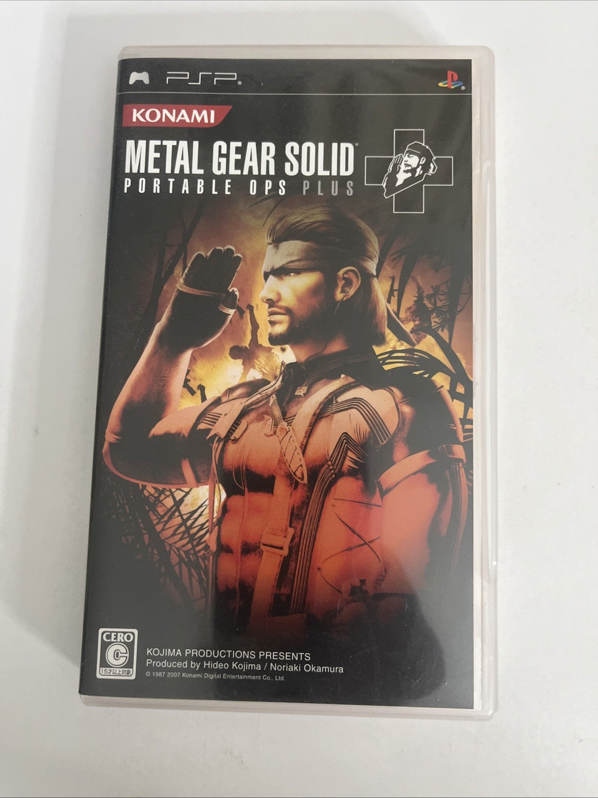 Metal Gear Solid Portable Ops Plus PSP Sony PlayStation Portable JAPAN 2007 Game